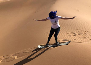 Erg Lihoudi: Overnight in luxury desert camp with Camel Ride, meals & sandboarding